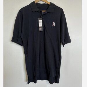 PGA TOUR Navy Blue Polo Shirt NWT Small Golf Top